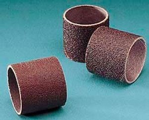 3M 120 Grit Aluminum Oxide Coated Spiral Band 1" Diam x 1-1/2" Wide, Fine Grade 7010508190 - 05779624