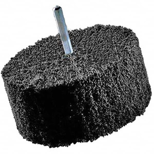 3M 12" Diam, 2" Face Width, 5" Center Hole, Coarse Grade, Silicon Carbide Deburring Wheel Convolute, Soft Density 2 Grade, 3,000 RPM 7100048712 - 01261486