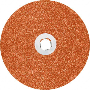 3M 5" Diam, 7/8" Hole, 60+ Grit Ceramic Fiber Disc 12,000 Max RPM, Series 787C 7100099288 - 33682527
