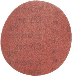 3M 6" Diam, 80 Grit, Aluminum Oxide Hook & Loop Disc Medium Grade, Coated, Series 375L 7100106750 - 54871249
