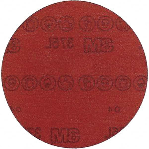 3M 5" Diam, 220 Grit, Aluminum Oxide Hook & Loop Disc Extra Fine Grade, Coated, Polyester (Film) Backing, Series 375L 7100106759 - 60393337