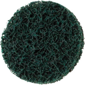3M 3" Extra Coarse Grade Aluminum Oxide Deburring Disc Hook & Loop Connection, Green, 15,000 Max RPM 7100173790 - 11030103