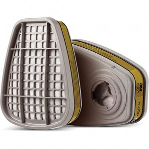 3M Half & Full Facepiece Cartridges & Filters, Type: Cartridge, NIOSH Filter Rating: No Rating, Protection Type: Acid Gas, Mercury Vapor, Organic Vapor, Color Code: Olive, Manufacturers Series: 6007 7100198706 - 18978916