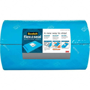 3M 15" x 50 ft. Blue Synthetic Rubber Adhesive Packaging Tape Polyethylene Film Backing, 77 mil Thick 7100206754 - 99440653