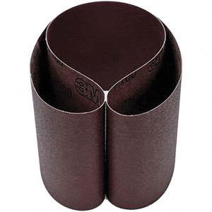 3M 6" Wide x 48" OAL, 100 Grit, Aluminum Oxide Abrasive Belt Aluminum Oxide, Coated, Cloth Backing, Series 341D 00051115666353 - 69850055