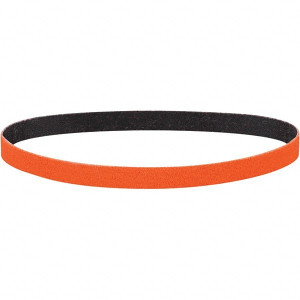 Dynabrade 1/2" Wide x 24" OAL, 40 Grit, Ceramic Abrasive Belt Ceramic, Coated, Y Weighted Cloth Backing, Wet/Dry 79147 - 54605449