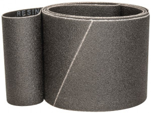 Made in USA 4" Wide x 106" OAL, 80 Grit, Silicon Carbide Abrasive Belt Silicon Carbide, Medium, Coated, X/Y Weighted Cloth Backing, Wet/Dry, Series S181 801034-49509 - 63166029