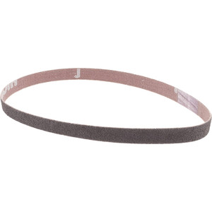 Norton 3/8" Wide x 13" OAL, 80 Grit, Aluminum Oxide Abrasive Belt Aluminum Oxide, Medium, Coated, Series R228 78072785848 - 82175928