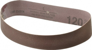 Tru-Maxx 1-1/2" Wide x 18-15/16" OAL, 120 Grit, Aluminum Oxide Abrasive Belt Aluminum Oxide, Fine, Coated 7125 - 85574754 Tru-Maxx 1-1/2" Wide x 18-15/16" OAL, 120 Grit, Aluminum Oxide Abrasive Belt Aluminum Oxide, Fine, Coated 7125 - 85574754
