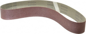 Tru-Maxx 2" Wide x 36" OAL, 80 Grit, Aluminum Oxide Abrasive Belt Aluminum Oxide, Medium, Coated, X Weighted Cloth Backing, Dry 7414 - 88313812