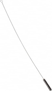 PRO-SOURCE 4-1/2" Long x 3/4" Diam Horsehair Bristle Brush Single Spiral, 42" OAL, 0.008" Filament Diam, 0.142" Shank Diam 06082 - 03717220