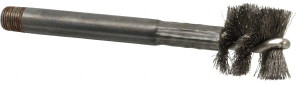 Red Head 1-1/2" Long x 1" Diam Steel Wire Brush Single Spiral, 5/8" Anchor Size, 4-7/8" OAL, 3/4" Shank Diam WB-058 - 66594193