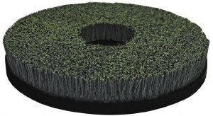 Osborn 12" 120 Grit Silicon Carbide Crimped Disc Brush Fine Grade, Plain Hole Connector, 1" Trim Length, 7/8" Arbor Hole 0004719000 - 41859356 Osborn 12" 120 Grit Silicon Carbide Crimped Disc Brush Fine Grade, Plain Hole Connector, 1" Trim Length, 7/8" Arbor Hole 0004719000 - 41859356