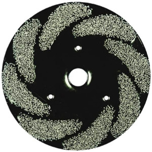 Osborn 3" 180 Grit Silicon Carbide Crimped Disc Brush Very Fine Grade, Plain Hole Connector, 1-1/2" Trim Length, 3/4" Shank Diam, 7/8" Arbor Hole 0004708400 - 41859620