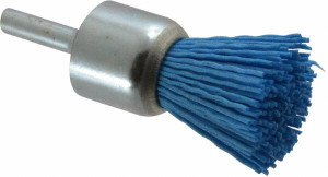 Value Collection 7/8" Diam Nylon End Brush 1/4" Shank Diam, 18,000 Max RPM 3402206555-1 - 82410440