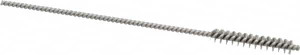 Made in USA 4.5mm Diam Helical Stainless Steel Tube Brush Single Spiral, 0.003" Filament Diam, 1" Brush Length, 4" OAL, 0.073" Diam Stainless Steel Shank 09-320384-1 - 03717469