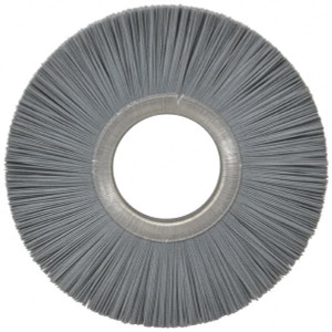 Osborn 6" OD, 2" Arbor Hole, Crimped Nylon Wheel Brush 1/2" Face Width, 1-5/8" Trim Length, 5,500 RPM 0002050300 - 06081384