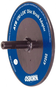 Osborn 7/8" Arbor Hole to 3/4" Shank Diam Drive Arbor For 6 & 7" UNI LOK Disc Brushes, Attached Spindle, Flow Through Spindle 0004720100 - 41859547