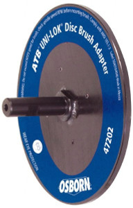 Osborn 7/8" Arbor Hole to 3/4" Shank Diam Drive Arbor For 8 & 9" UNI LOK Disc Brushes, Attached Spindle, Flow Through Spindle 0004720200 - 41859554