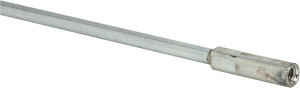Value Collection 24" Long x 1/4" Rod Diam, Tube Brush Extension Rod 1/4-20 Female Thread ER241420F - 05273354