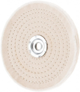 Value Collection 6" Diam x 1/4" Thick Unmounted Buffing Wheel 40 Ply, Polishing, 1" Arbor Hole, Hard Density 753592409 - 66999350