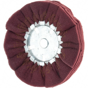 Value Collection 12" Diam x 6" Thick, Medium Mounted Polishing Wheel 2 Ply, Medium Grade, 1-1/4" Shank Diam 535959617 - 66999905