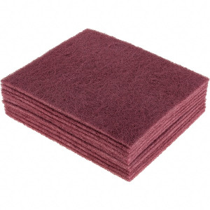 Made in USA Hand Pads 9X11FINE MAROON 10/PK ABRASIVE POLY PAD 73051377 - 66323411