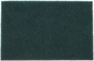 Norton Very Fine Grade, Aluminum Oxide Hand Pad Green, 6" Wide x 9" Long, Nonwoven 66261079600 - 05010491