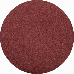 Merit Abrasives 15" Diam, 50 Grit Aluminum Oxide Adhesive PSA Disc Coarse Grade, Black, Cloth Backing, Flexible, Use with Stationary Disc Sanders 08834173077 - 72383623