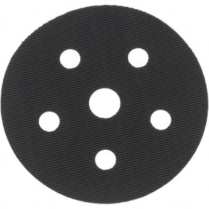 Dynabrade 5" Diam, Round, Hook & Loop Face, Conversion Backing Pad Random Orbital Sander Compatible, Adhesive/PSA Back, Vacuum Pad 53979 - 75507640