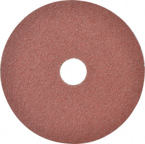 CGW Abrasives 5" Diam, 7/8" Hole, 36 Grit Aluminum Oxide Fiber Disc Very Coarse, 12,200 Max RPM 48509 - 89496715