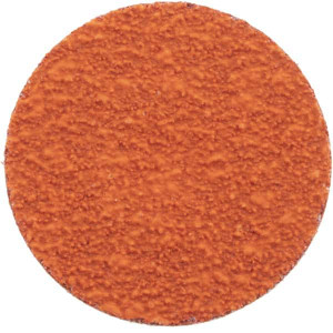 Norton 1-1/2" 60 Grit Ceramic Quick Change Disc Type S Attachment, Medium Grade, Orange, Coated, Cloth Backing, Speed-Lok TS Compatible 66261162311 - 83833822