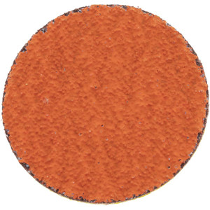 Norton 2" 36 Grit Ceramic Quick Change Disc Type S Attachment, Very Coarse Grade, Orange, Coated, Cloth Backing, Speed-Lok TS Compatible 66261162317 - 83833848