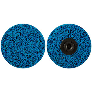 Norton 3" Aluminum Oxide Quick Change Disc Type S Attachment, Medium Grade, Blue, Non-Woven, 12,100 RPM, Type II Compatible 66254497069 - 91028027