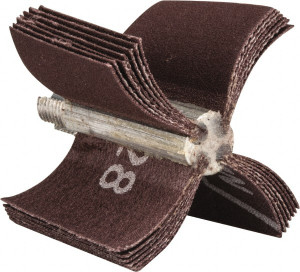 Merit Abrasives 180 Grit, Coated, Aluminum Oxide Bore Polisher Very Fine Grade, 22,000 RPM, Polishes Bores with 1-1/2 to 2" Diam 08834154103 - 86933447