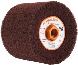 Walter Surface Technologies 4-1/2 x 4" Unmounted Flap Wheel Nonwoven, Medium Grade, 5/8-11 Threaded Hole, 3,800 Max RPM 07M443 - 92505874