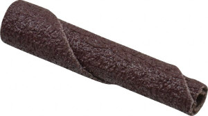 Standard Abrasives 1/4" Max Roll Diam x 1-1/2" OAL, 80 Grit Aluminum Oxide Straight Cartridge Roll 1/8" Pilot Hole Diam, Medium Grade 7100080009 - 57024697