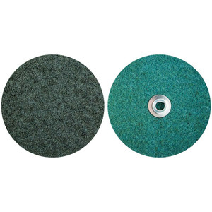 Norton 7" Coarse Grade Aluminum Oxide Deburring Disc 5/8-11 Threaded Center Hole, Quick Change Connection, Blue, 85,000 Max RPM 66261170288 - 39062674