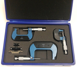 Precise 0-3" 3 Piece Precision Outside Micrometer Set - 4200-0010