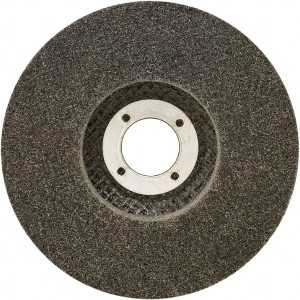 Brite Star 4-1/2" Diam, 1-1/2" Face Width, 7/8" Center Hole, Super Fine Grade, Silicon Carbide Deburring Wheel Unitized, Soft Grade, 11,000 RPM 72080 - 44239093