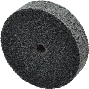 Merit Abrasives 2" Diam, 1/2" Face Width, 1/4" Center Hole, Fine Grade, Silicon Carbide Deburring Wheel Unitized, Medium Density 6 Grade, 22,000 RPM 66254420292 - 84525278