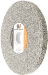 Standard Abrasives 6" Diam, 1/2" Face Width, 1" Center Hole, Fine Grade, Silicon Carbide Deburring Wheel Convolute, Density 9 Grade 7000047122 - 62946264