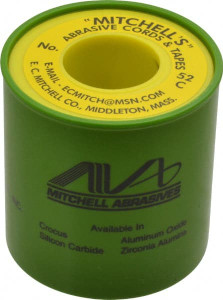Made in USA 0.05" Wide, 150 Grit Crocus Abrasive Cord 10 ft. Long, Very Fine Grade 52C - 05819230