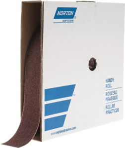 Norton 2" x 50 Yd 40 Grit Aluminum Oxide Shop Roll Coarse Grade, X Weighted Cloth Backing 66261058714 - 56269111