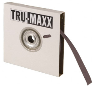 Tru-Maxx 1" x 50 Yd 400 Grit Aluminum Oxide Shop Roll Super Fine Grade, J Weighted Cloth Backing 50139 - 01135938