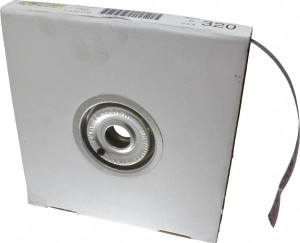 Tru-Maxx 1" x 50 Yd 320 Grit Aluminum Oxide Shop Roll Extra Fine Grade, J Weighted Cloth Backing 50115 - 01135946