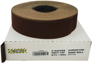 Tru-Maxx 2" x 50 Yd 280 Grit Aluminum Oxide Shop Roll Very Fine Grade, J Weighted Cloth Backing 50413 - 88313549