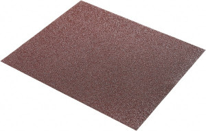 Tru-Maxx 120 Grit, Aluminum Oxide Sanding Sheet 11" Long x 9" Wide, Medium Grade, J Weighted Cloth Backing AC411JFE120G - 67009993