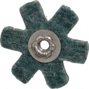 Superior Abrasives 2" Diam Nonwoven Sanding Star Very Fine Grade, Eyelet, 8,000 RPM 28837 - 40037673