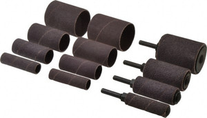 Merit Abrasives 8-Piece Spiral Band Kit Includes 3/4 to 2" Diam & 1 to 1-1/2" Wide Band Drums in Coarse, Medium & Fine Grades 08834193361 - 70557202